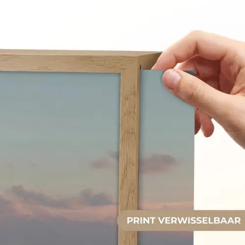 Vuurtoren - Stenen - Water - Maan Light Box met batterij (Wandlamp) middel -USP_websiteprintNL