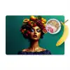 Vrouw - Hoodtooi - Tropisch - Fruit - Druiven Placemat vinyl groot -zzzproduct_Kitchenyeah-website