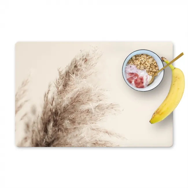 Zachte Pampas Werveling Placemat vinyl groot -zzzproduct_Kitchenyeah-website