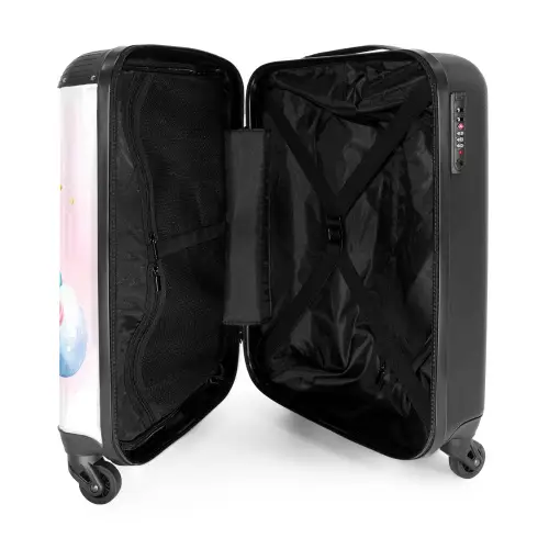Wolkjeswandelaar Koffer - NBS - Handbagage middel -binnenkant
