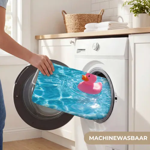 Badeend - Dobberend - Roze Badmat klein -USP_WasbaarNL