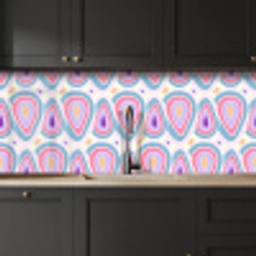 Patroon - Agaat - Retro - Paars keuken achterwand 2 middel 871 -sfeer1