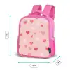 Hartjes - Patroon - Roze - Eenvoudig Kinderrugzak - Roze middel -productfoto_formaten