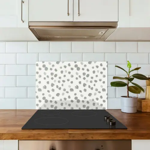 Vlekken - Grijs - Patroon - Aquarel keuken achterwand spatscherm klein 900 -sfeer2
