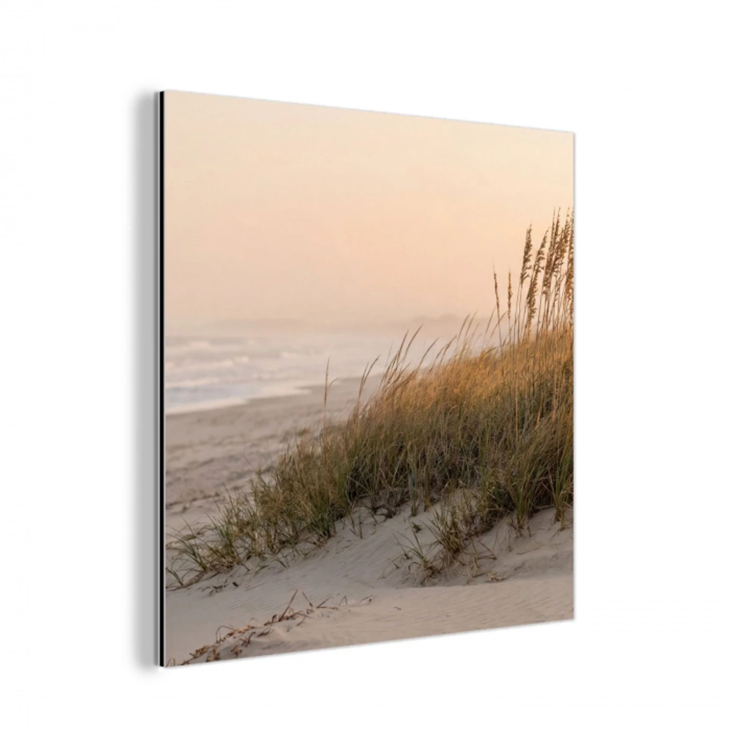Duinlandschap - Zonsondergang - Strand aluminium wit klein -3d