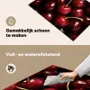 Rood - Fruit - Kersen Inductie beschemer met haakjes klein -ky-schoon-nl