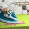 Groen - Roze bonjour - Retro Wandkleed katoen klein -tsfeer9_DE