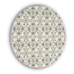 Floraal - Patroon - Kleurrijk Akoestische PET Vilt - Rond klein 838 -3d