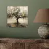 Beige - Abstract - Boom - Goud plexiglas 5mm klein -sfeer3