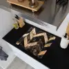 Geometrisch Houtmozaïek Inductie beschemer met haakjes middel -sfeer1