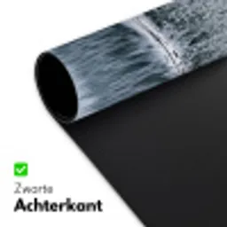 Bos - Reflectie - Meer - Winter - Serene Muismat XXL klein -sfeer2