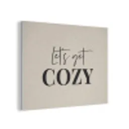 Beige - Winter - Quote - Cozy PET vilt klein -3d