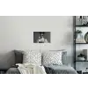 Vrouw - Pasta - Zonnebril Muursticker klein -slaapkamer