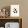 Schildpad - Waterverf - Kleuren - Dieren - Meisjes - Jongens Light Box met kabel klein -sfeer2_kind