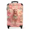 Fee met een staf en glitters NBS - Handbagage koffer - Kinderen Unisex middel -productfoto_recht