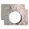 Bloem - Leeuwenbek - Roze - Stengel Placemat vinyl groot -zzsfeer2_Kitchenyeah-website
