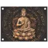 Boeddha - Mantra - Meditatie - Spiritueel - Koper tuinposter los doek klein -3d
