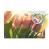 Tulpen - Roze - Zonnestralen Placemat vinyl groot -zzzproduct_Kitchenyeah-website