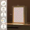 Retro - Ruit - Hartjes - Patroon Light Box met kabel (Tafellamp) klein 925 -USP_NL