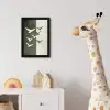 Japandi - Vogel - Groen fotolijst zwart zonder passe partout klein -usfeer4_kinderkamer