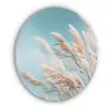 Siergras - Wind - Lichtbruin Akoestische PET Vilt - Rond klein -3d