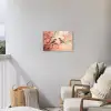 Vogels - Romantic - Bloesemtak Tuinposter op houten frame 2 cm dik klein -sfeer1