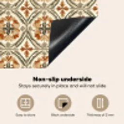 Elegant - Antiek - Kleurrijk Inductie beschermer vinyl 3mm middel 274 -vsfeer4_ENG
