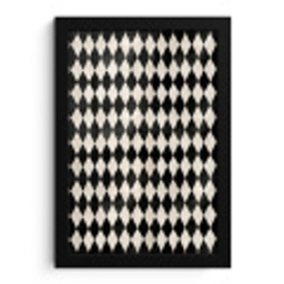 Klassiek - Patroon - Zwart fotolijst zwart zonder passe partout klein 224 -3d