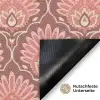 Waaiermotief - Patroon - Roze Deurmat klein -antislip_DE