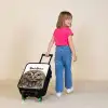 Ulke Uil Kinderkoffer - Zwart klein -sfeer1