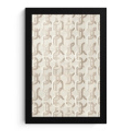 Motief - Abstract - Beige fotolijst zwart zonder passe partout klein 224 -3d
