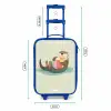 Otter - Strandbal - Water Kinderkoffer - Blauw klein -productfoto_formaten