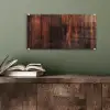 Hout - Planken - Vintage - Donkerbruin plexiglas 5mm klein -sfeer3