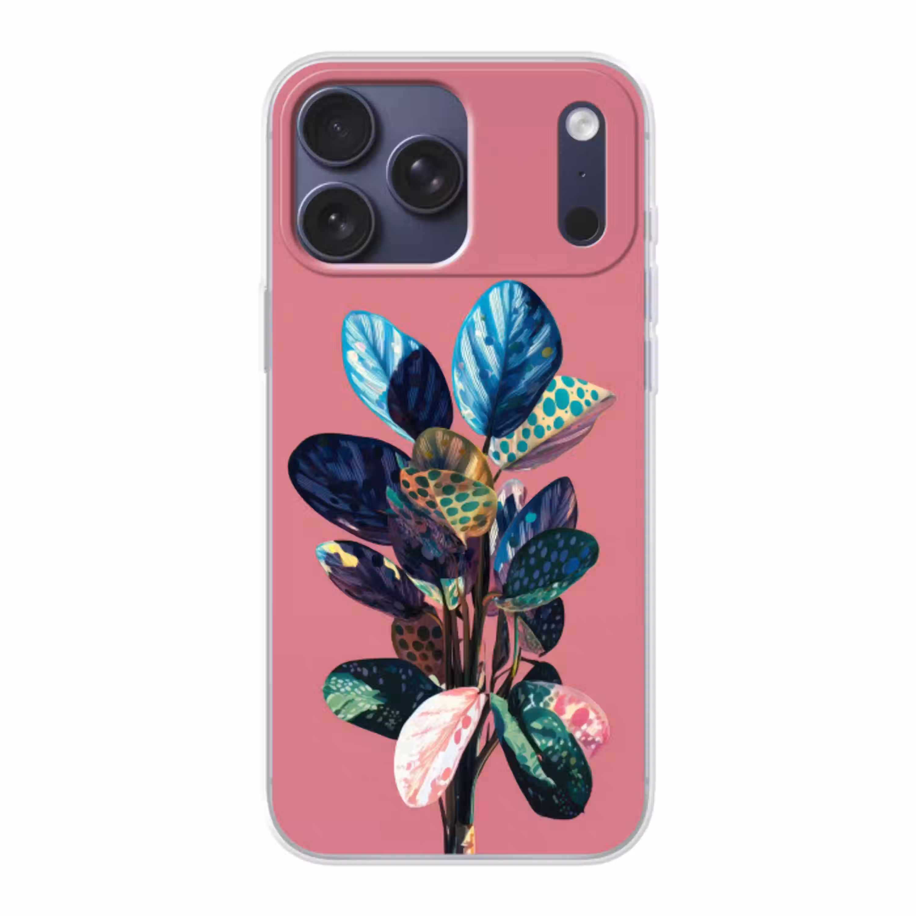 Plant - Bladeren - Stippen - Abstract Telefoonhoesje iPhone 17 Pro Max klein -3d