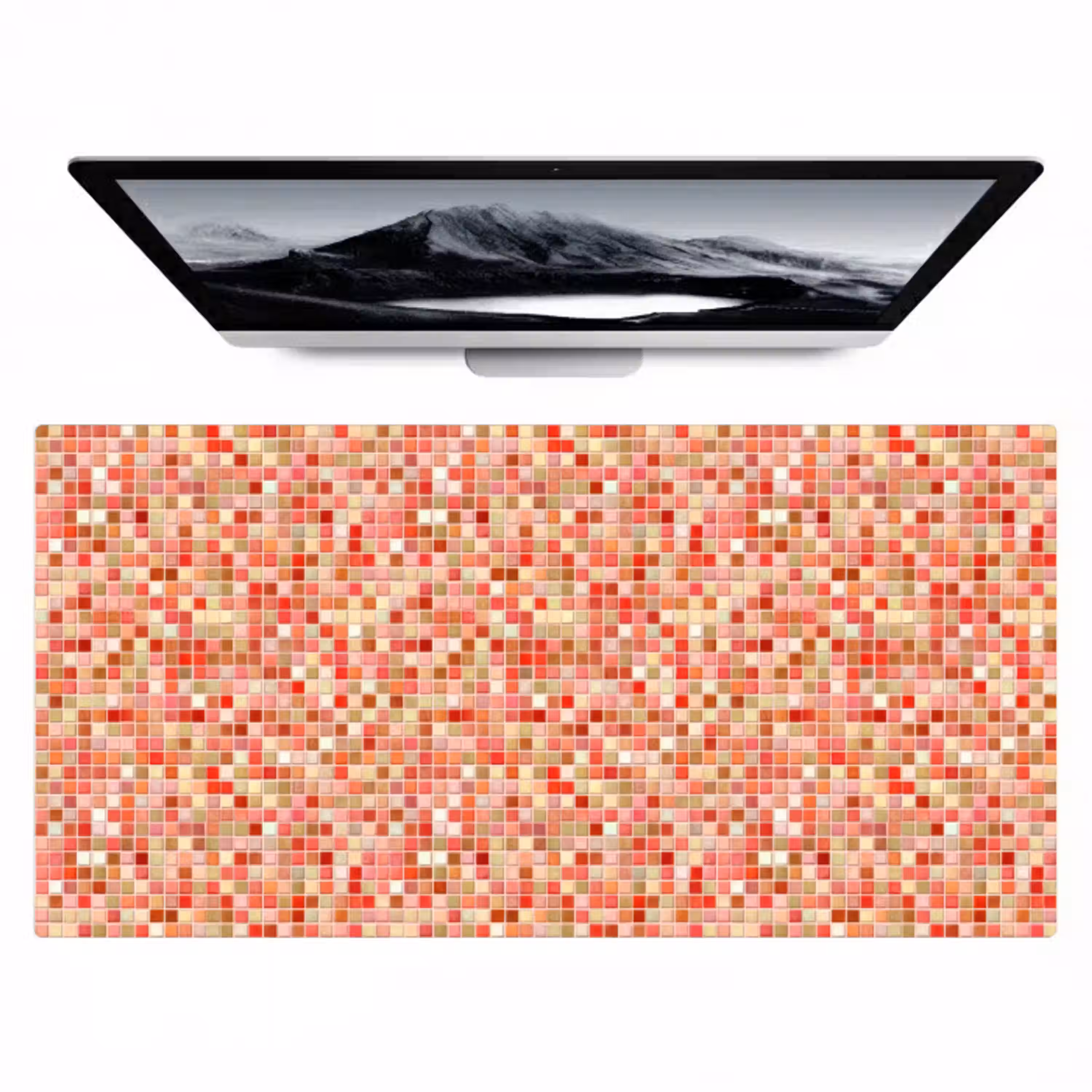 Mozaïek - Tegel - Patroon - Kleurrijk Muismat XXL klein 681 -zzz3d