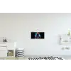 Astronaut - Neon - Gaming - Ruimte textielposter latten blank klein -kinderkamer