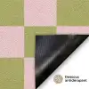 Patroon - Geblokt - Olijfgroen - Amore Deurmat klein -antislip_FR
