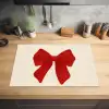 Strik - Symmetrisch - Rood - Lint Inductie beschermer vinyl 3mm klein -sfeer5