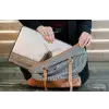 Windmolens - Landschap - Veld laptophoes neopreen klein -tas