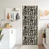 Geometrisch - Figuren - Zwart deurposter klein 289 -sfeer5