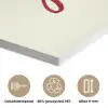 Don't lose your fire - Rood - Wit - Minimalistisch PET vilt klein -closeup_NL