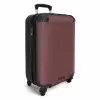 Minimal - Subtiel patroon Kastanjebruin NBS - Handbagage koffer - Unisex middel -productfoto_3d