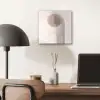 Minimalistisch - Cirkel - Lichtgrijs aluminium wit klein -sfeer5