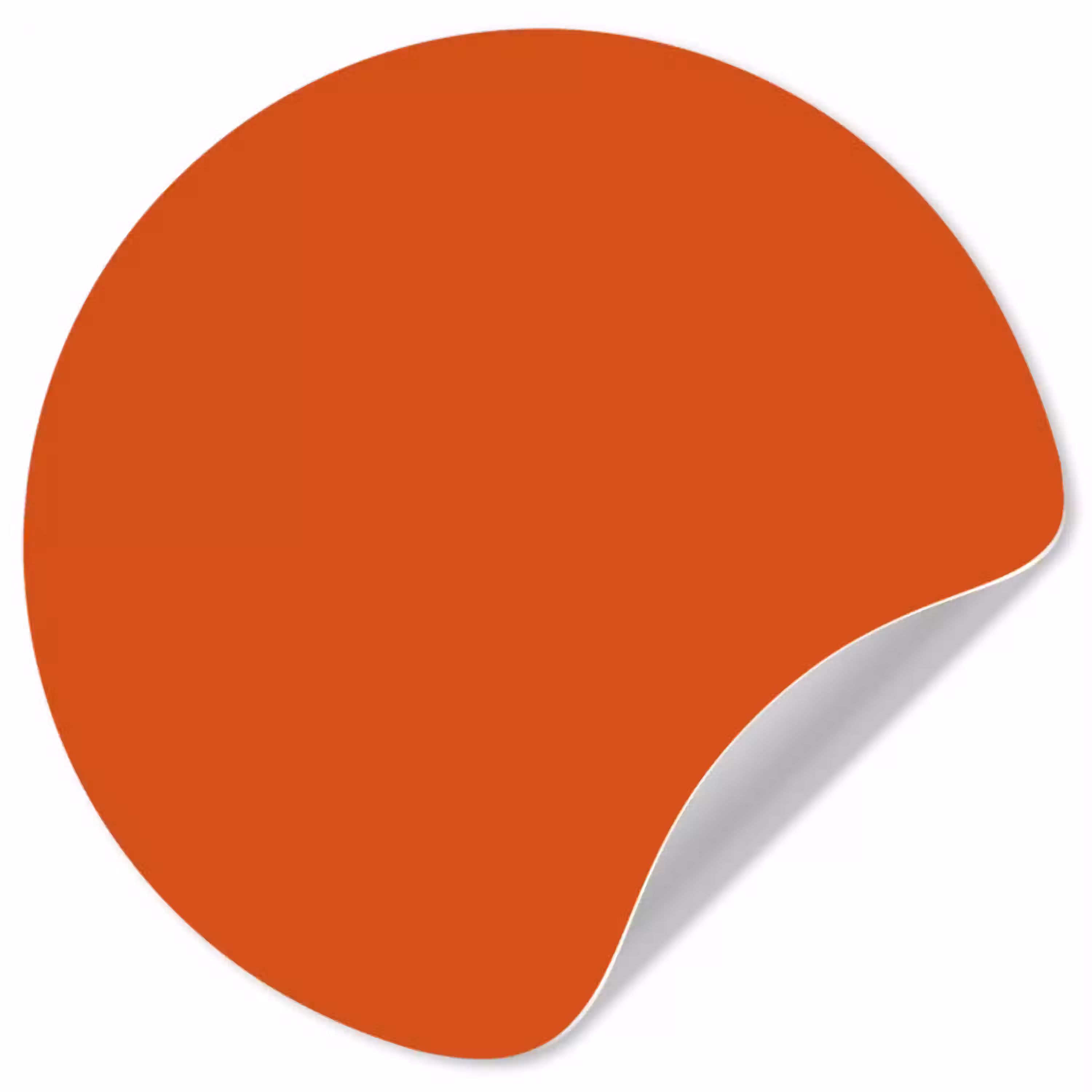 Sienna - Aarde - Kleuren - Effen Wandcirkel behangsticker klein 186 -3d