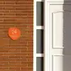 Oranje - Klassiek Naambord Organisch middel -sfeer3