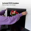 Rode - Bloemen - Tulpen - Vaas Inductie beschemer met haakjes klein -ky-ophangen-nl