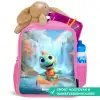 Dino - Natuur - Waterval Kinderrugzak - Roze middel -inhoud_NL