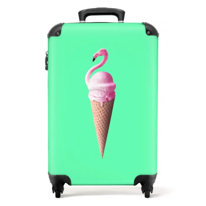 Flamingohoorntje NBS - Handbagage koffer - Unisex middel -productfoto_recht