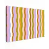 lijnen - Golven - Pastelkleuren - Patroon canvas 2cm klein -z3d
