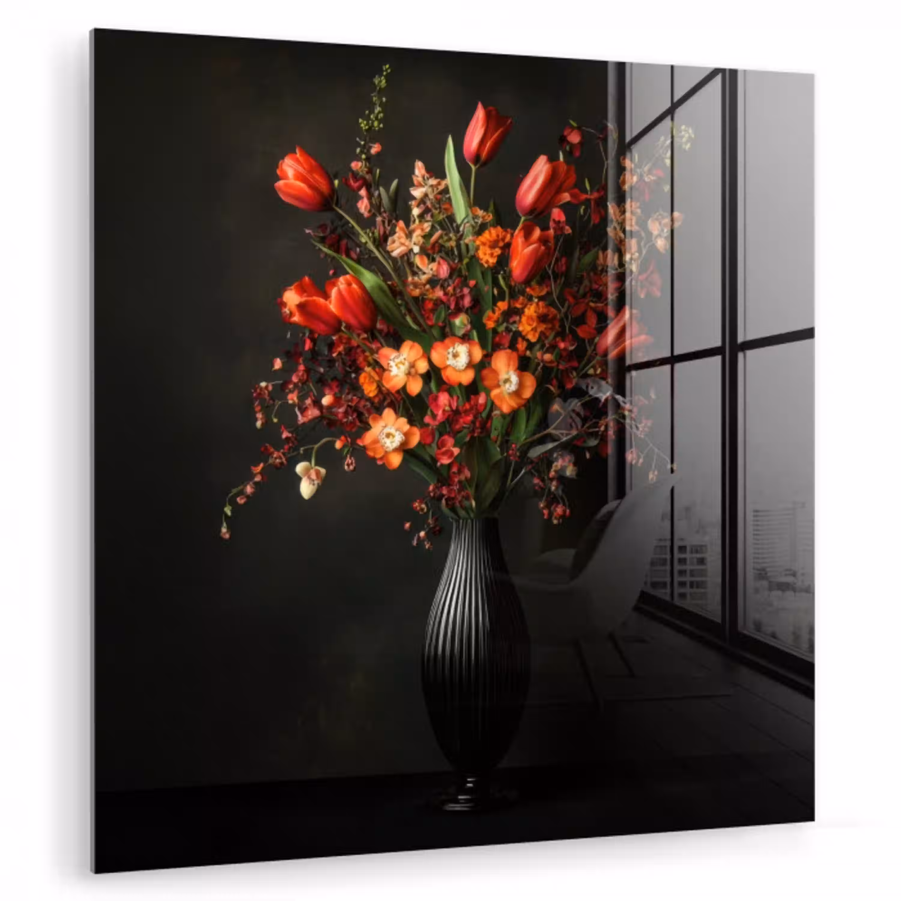 Bloemen - Takken - Boeket plexiglas 5mm klein -zzzproduct_nieuw
